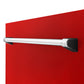 ZLINE Tallac 24-Inch Top Control Built-In Dishwasher, Red Matte Panel, Traditional Handle, 51 dBA, DWV-RM-24