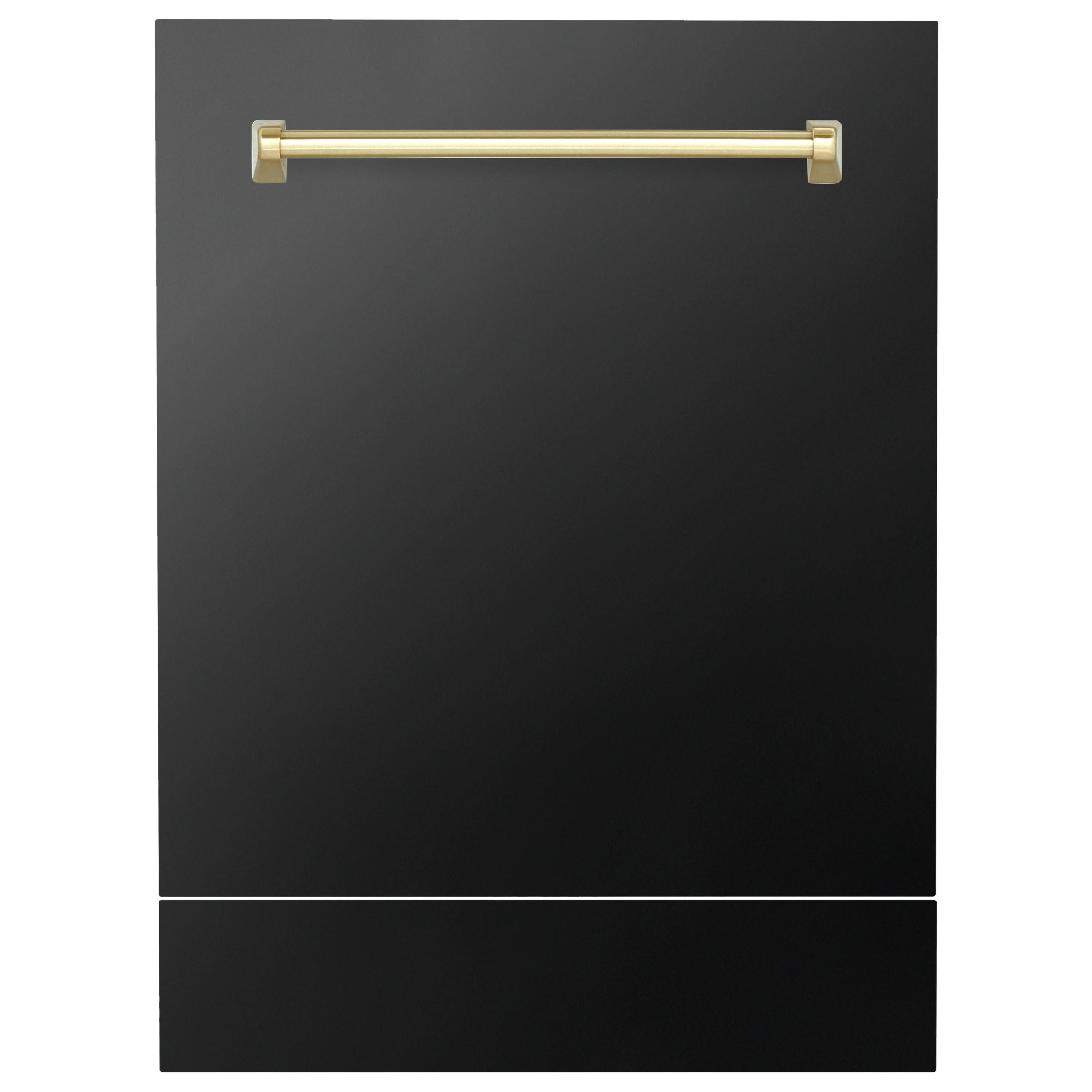 ZLINE 24" Autograph Edition Tall Tub Dishwasher Panel in Black Stainle