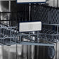 ZLINE Tallac 24-Inch Top Control Built-In Dishwasher, Red Gloss Panel, Traditional Handle, 51 dBA, DWV-RG-24