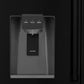 ZLINE 36" 21.6 cu. Ft. French Door Refrigerator with Water and Ice Dispenser and Water Filter in Black Stainless Steel, RFM-W-WF-36-BS