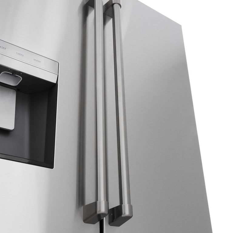 ZLINE 36" 28.9 cu. ft. Standard-Depth Refrigerator with Water Dispenser, Dual Ice Maker in Stainless Steel