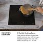 ZLINE 24-Inch Induction Cooktop, 3 Elements, 1 Bridge Zone, Anti-Scratch Matte Glass, Drop-In, FCIND-24