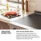 ZLINE Autograph Edition 36" Paramount Induction Rangetop with 5 Element Cooktop in Black Stainless Steel and Polished Gold Accents, SINRTBZ-36-G