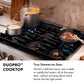 ZLINE 30" 4.2 cu. ft. Classic Dual Fuel Range with 4 Burner DuoPro™ Cooktop and Electric Convection Oven in Stainless Steel, PCDR30