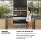 ZLINE Marino 36-Inch 5.2 cu. ft. Dual Fuel Range, 6 Burners, Convection Oven, Black Stainless Steel, MDRB-36