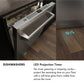 ZLINE Autograph Edition 24 In. Tall Dishwasher, Touch Control, in Stainless Steel with Matte Black Handle, DWMTZ-304-24-MB