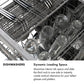 ZLINE Monument Autograph Edition 24-Inch Top Control Built-In Dishwasher, Stainless Steel Panel, Polished Nickel Helix Handle, 44 dBA, DWMTZ-30424-KPN