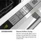 ZLINE Autograph Edition 24 In. Tall Dishwasher, Touch Control, in Custom Panel Ready with Matte Black Handle, DWMTZ-24-MB