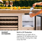 ZLINE Autograph 15" Touchstone Nugget Ice Maker in Stainless Steel Door with Champagne Bronze Handle, INGDZ-ST-15-CB