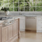 ZLINE Monument 24-Inch Top Control Built-In Dishwasher, Stainless Steel Panel, Modern Handle, 44 dBA, DWMT-304-24