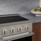 ZLINE 24 in. 3.2 cu. ft. Marino Induction Range with 3 Element Cooktop and Electric Convection Oven in Stainless Steel with White Matte Door, MINR-WM-24 - Lifestyle Photo 3