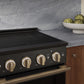 ZLINE Autograph 24 in. 3.2 cu. ft. Marino Induction Range with 3 Element Cooktop and Electric Convection Oven in Black Stainless Steel with Champagne Bronze Accents, MINRBZ-24-CB - Lifestyle Photo 3
