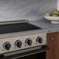 ZLINE Autograph Edition 24 in. 3.2 cu. ft. Marino Induction Range with 3 Element Cooktop and Electric Convection Oven in Satin Stainless Steel with Matte Black Accents, MINRSZ-24-MB