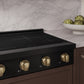 ZLINE Autograph Edition 30" Paramount Induction Rangetop with 4 Element Cooktop in Black Stainless Steel and Champagne Bronze Accents, SINRTBZ-30-CB
