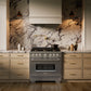 ZLINE 36" 5.2 cu. ft. Classic Dual Fuel Range with 6 Burner DuoPro™ Cooktop and Convection Oven in Stainless Steel, PCDR36