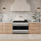 ZLINE Marino 48-Inch 6.7 cu. ft. Gas Range, 8 Burners, Double Oven, Convection Oven, Reversible Griddle, Stainless Steel, MGR48