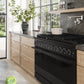 ZLINE Marino 48-Inch 6.7 cu. ft. Gas Range, 8 Burners, Double Oven, Convection Oven, Reversible Griddle, Black Stainless Steel, MGRB-48