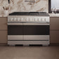 ZLINE Marino 48-Inch 6.7 cu. ft. Gas Range, 8 Burners, Double Oven, Convection Oven, Reversible Griddle, Stainless Steel, MGR48