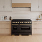 ZLINE Autograph Edition 48" Classic Dual Fuel Range with 8 Burner DuoPro™ Cooktop with Bronze Accents, PCGRBZ-48-CB