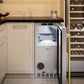 ZLINE Autograph 15" Touchstone Nugget Ice Maker in Stainless Steel Door with Champagne Bronze Handle, INGDZ-ST-15-CB