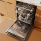 ZLINE Autograph Edition 24 In. Tall Dishwasher, Touch Control, in Stainless Steel with Gold Handle, DWMTZ-304-24-G