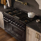 ZLINE 48" 6.7 cu. ft. Classic Gas Range with 8 Burner DuoPro™ Cooktop and Dual Ovens in Black Stainless Steel, PCGRB-48