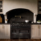 ZLINE 48" 6.7 cu. ft. Classic Gas Range with 8 Burner DuoPro™ Cooktop and Dual Ovens in Black Stainless Steel, PCGRB-48