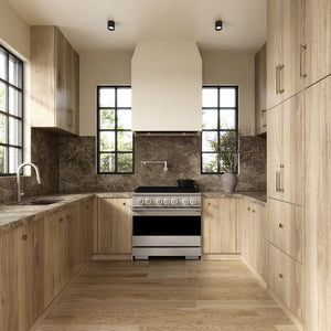 ZLINE Marino 36-Inch 5.2 cu. ft. Gas Range, 6 Brass Burner DuoPro™ Cooktop, Convection Oven, Stainless Steel, PMGR36
