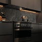 ZLINE Marino 36-Inch 5.2 cu. ft. Gas Range, 6 Burners, Convection Oven, Black Stainless Steel, MGRB-36