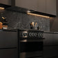 ZLINE Marino 36-Inch 5.2 cu. ft. Dual Fuel Range, 6 Brass Burner DuoPro™ Cooktop, Convection Oven, Black Stainless Steel, PMDRB-36