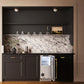 ZLINE Autograph 15" Touchstone Nugget Ice Maker in Panel-Ready Door with Polished Gold Handle, INGDPZ-15-G