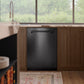 ZLINE 24 In. Monument Series Dishwasher in Black with Top Touch Control, DWMT-BS-24