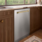 ZLINE Autograph Edition 24 In. Tall Dishwasher, Touch Control, in Stainless Steel with Champagne Bronze Handle, DWMTZ-304-24-CB