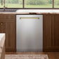 ZLINE Autograph Edition 24 In. Tall Dishwasher, Touch Control, in Stainless Steel with Champagne Bronze Handle, DWMTZ-304-24-CB