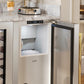 ZLINE Autograph 15" Touchstone Nugget Ice Maker in Stainless Steel Door with Polished Gold Handle, INGDZ-ST-15-G