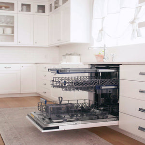 ZLINE Tallac Autograph Edition 24-Inch Top Control Built-In Dishwasher, Panel Ready, 51 dBA, DWVZ-24-MB