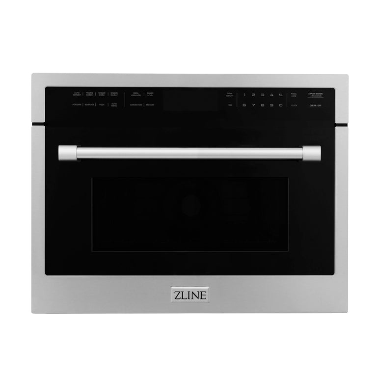 ZLINE Appliance Package - 48" Gas Range, Range Hood and Microwave Oven, 3KP-SGRRH48-MO