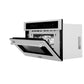 ZLINE 30 in. 1.6 cu. ft. Built-in Convection Microwave Oven in DuraSnow® Stainless Steel with Speed and Sensor Cooking, MWO-30-SS