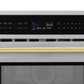 ZLINE Autograph 30" Built-in Convection Microwave Oven in Stainless Steel with Gold Accents, MWOZ-30-G