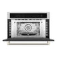 ZLINE Autograph 30" 1.6 cu ft. Built-in Convection Microwave Oven in Stainless Steel and Polished Nickel Helix Handle, MWOZ-30-KPN