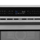 ZLINE Autograph 30" Built-in Convection Microwave Oven in DuraSnow® Stainless Steel with Matte Black Accents, MWOZ-30-SS-MB