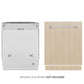 ZLINE Monument 24-Inch Top Control Built-In Dishwasher, Panel Ready, 44 dBA, DWMT-24