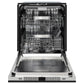 ZLINE 24 In. Monument Series 3rd Rack Top Touch Control Dishwasher in Black Matte, 45dBa, DWMT-BLM-24