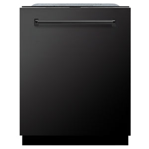 ZLINE 24 In. Monument Series Dishwasher in Black with Top Touch Control, DWMT-BS-24