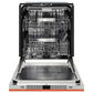 ZLINE Monument 24-Inch Top Control Built-In Dishwasher, Copper Panel, Traditional Handle, 44 dBA, DWMT-C-24