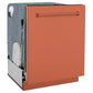 ZLINE Monument 24-Inch Top Control Built-In Dishwasher, Copper Panel, Traditional Handle, 44 dBA, DWMT-C-24