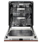ZLINE 24 In. Monument Series Top Touch Control Dishwasher in Hand Hammered Copper, 45dBa, DWMT-HH-24