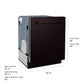 ZLINE 24 In. Monument Series Top Touch Control Dishwasher in Oil Rubbed Bronze, 45dBa, DWMT-ORB-24
