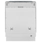 ZLINE Monument Autograph Edition 24-Inch Top Control Built-In Dishwasher, Panel Ready, Traditional Polished Gold Handle, 44 dBA, DWMTZ-24-G