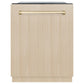 ZLINE Monument Autograph Edition 24-Inch Top Control Built-In Dishwasher, Panel Ready, Traditional Polished Gold Handle, 44 dBA, DWMTZ-24-G